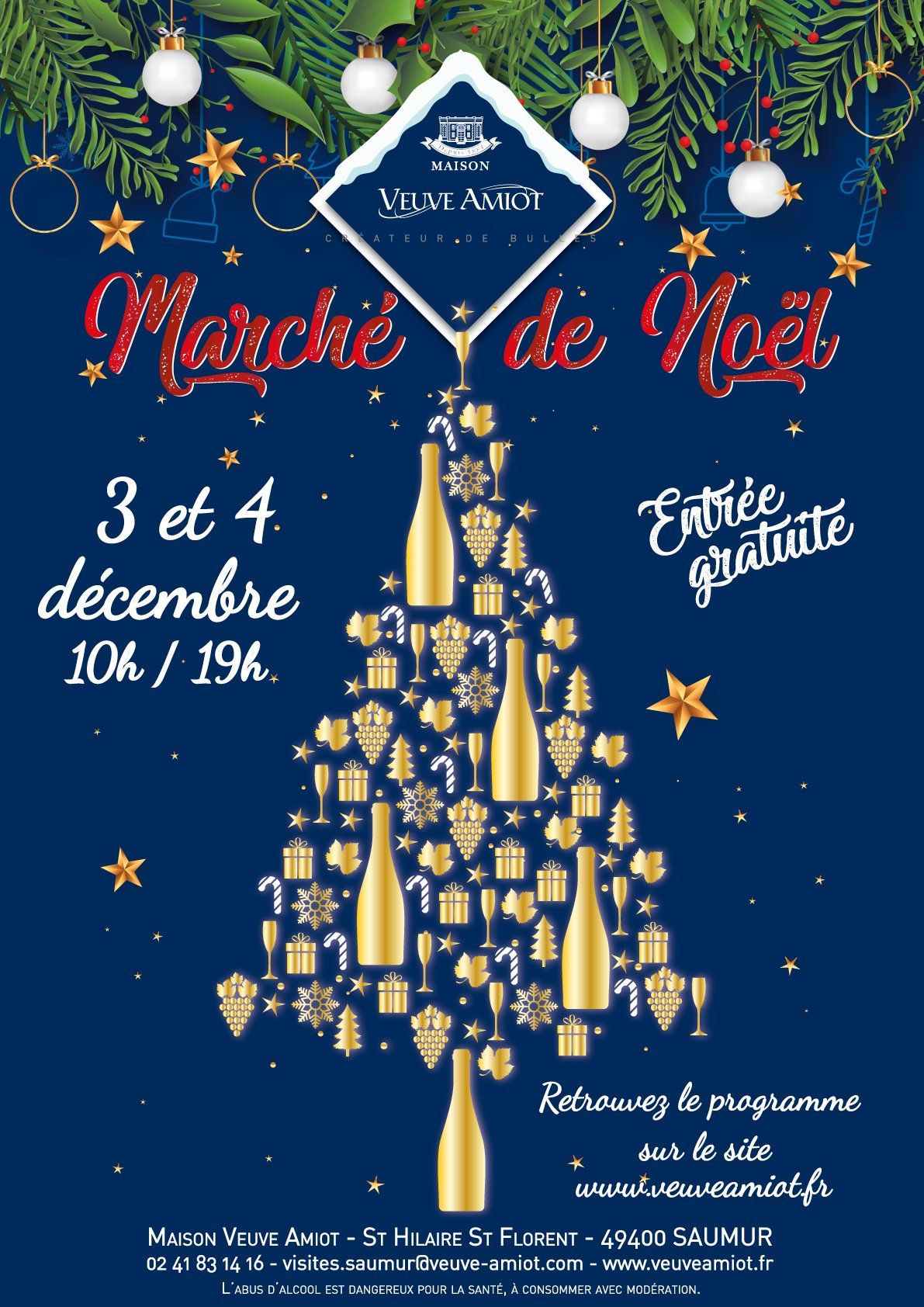 affiche marché noel 2022
